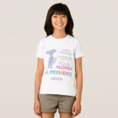 Food Allergy Alert Superhero Girls Shirt (Vorne ganz)