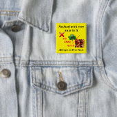 Food Allergy Alert Tree Nut Allergy Yellow Button (Beispiel)