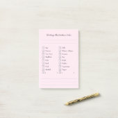 Food Allergy Checklist Sticky Notes for Kitchen Post-it Klebezettel (Auf Schreibtisch)
