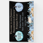 Food Allergy Friendly Aquamarin Pumpkin Patch Blac Banner (Vertikal)