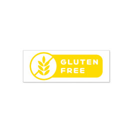Food Allergy Icon Gluten Free Permastempel