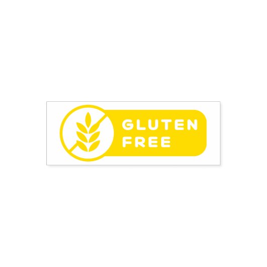 Food Allergy Icon Gluten Free Permastempel (Design)