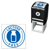 Food Allergy Icon Lactose Free Permastempel (Beispiel)