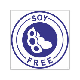 Food Allergy Icon Soy Free Permastempel