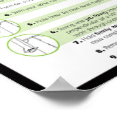 Food Allergy Poster für Schulen (Ecke)