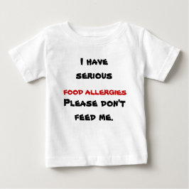 Food Allergy Tshirt