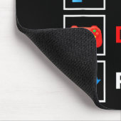 Food & Drink Eat Sleep Dandy Repeat Xel Foodie Mousepad (Ecke)