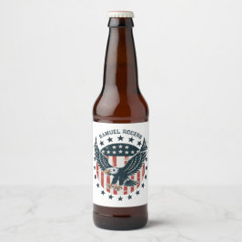 Food and Beverage Label Set Bierflaschenetikett