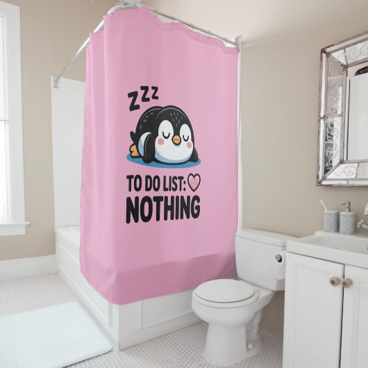 Food and Beverage Label Set Duschvorhang (Beispiel)