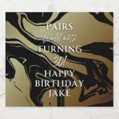 Food and Beverage Label Set Schaumweinetikett (Einzelnes Label)