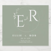 Food and Beverage Label Set Schaumweinetikett (Einzelnes Label)