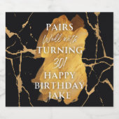 Food and Beverage Label Set Schaumweinetikett (Einzelnes Label)