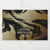 Food and Beverage Label Set Schaumweinetikett (Einzelnes Label)