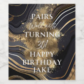 Food and Beverage Label Set Weinetikett (Einzelnes Label)