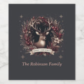 Food and Beverage Label Set Weinetikett (Einzelnes Label)