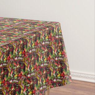 Food Art Bean Salad Fotografie Tischdecke
