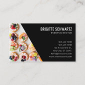 Food Business Card Visitenkarte (Rückseite)