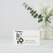 Food Business Catering Koch Visitenkarte (Stehend Vorderseite)