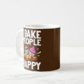 Food Cake Baking Pastry Chef Funny Baker Gift For Kaffeetasse (Vorderseite Links)