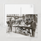 Food Cart in Little Italy, 1908 Postkarte (Vorne/Hinten)