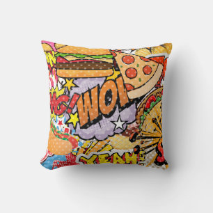 Food Cartoon Kissen