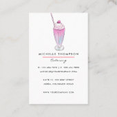 Food Catering Business Card Visitenkarte (Rückseite)