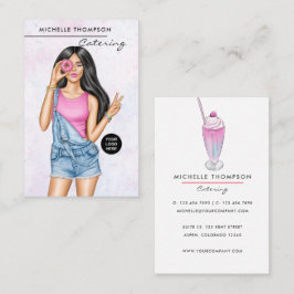 Food Catering Business Card Visitenkarte