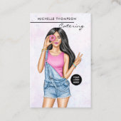 Food Catering Business Card Visitenkarte (Vorderseite)