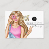 Food Catering Business Card Visitenkarte (Vorderseite)