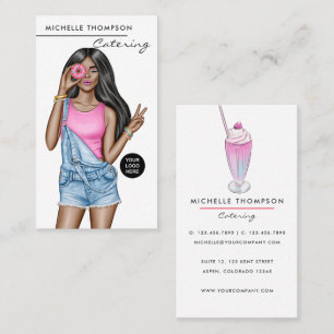 Food Catering Business Card Visitenkarte