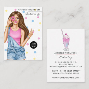Food Catering Business Card Visitenkarte