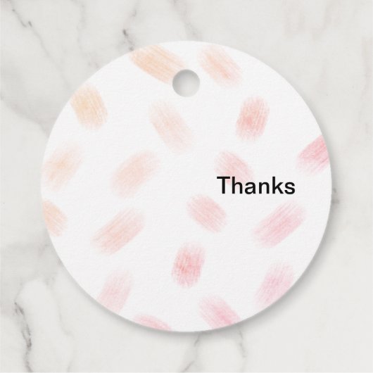 Food Catering Whimsical Unicorn Lady Corporate Geschenkanhänger (Rückseite)