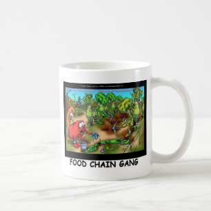 Food Chain Gang Funny gibt T-Shirts & Sammlerstück Kaffeetasse