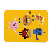 Food Characters Magnet (Horizontal)