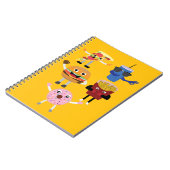 Food Characters Notizblock (Linke Seite)