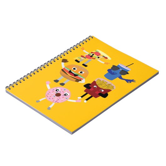 Food Characters Notizblock (Linke Seite)