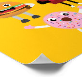 Food Characters Poster (Ecke)