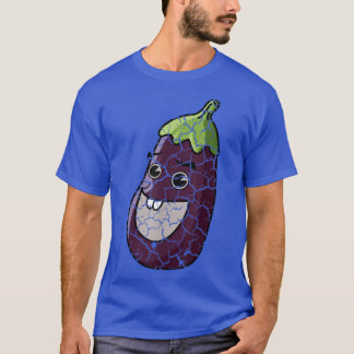 Food Cooking Feinschmecker Eggplant gestört T-Shirt