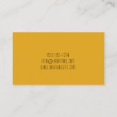 Food Design Personal Koch Catering Visitenkarte (Rückseite)