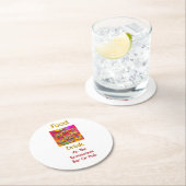 Food Drink At Restaurant Bar Or Pub White Runder Pappuntersetzer (Vor Ort)