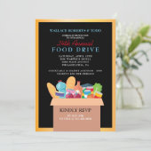 FOOD DRIVE Auktion Corporate Gala Fundraiser Einladung (Stehend Vorderseite)