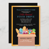 FOOD DRIVE Auktion Corporate Gala Fundraiser Einladung (Vorne/Hinten)