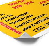 Food DRIVE Poster (Ecke)