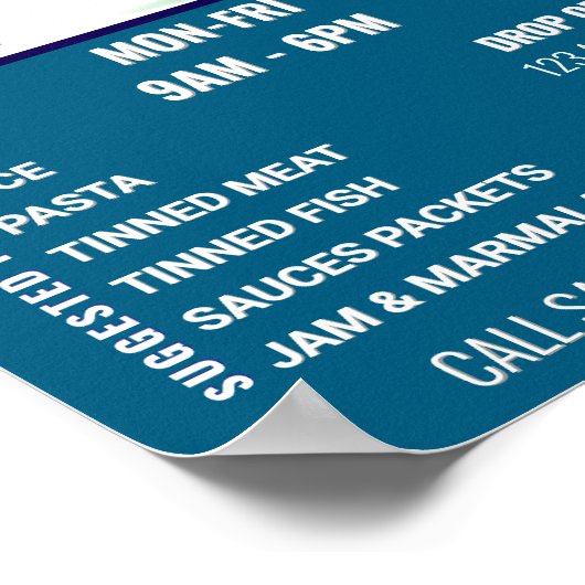 Food DRIVE Poster (Ecke)