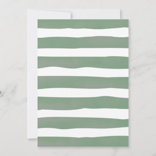 Food Emoji Pictionary game Sage Teddy Bear Card Einladung (Rückseite)