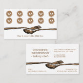 Food Espoon Loyalty Punch Kochen Koch Visitenkarte (Vorne/Hinten)