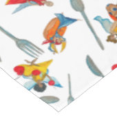 Food Fee Party Tischdecke (Schrägansicht)