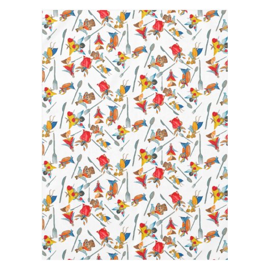 Food Fee Party Tischdecke (Vorderseite)