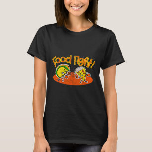 Food Fight - Funny Taco Pizza Slice Hungerfestunge T-Shirt