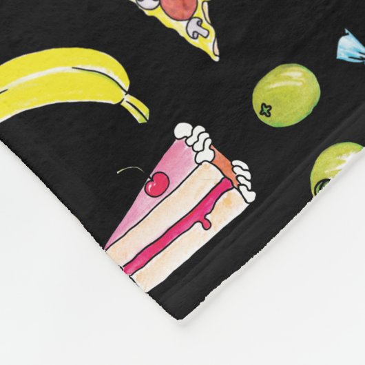 Food Fleece Blanket (Ecke)